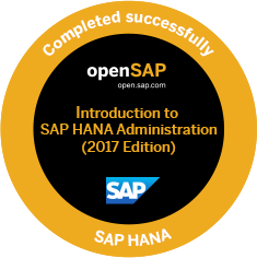 Badge SAP HANA 2017